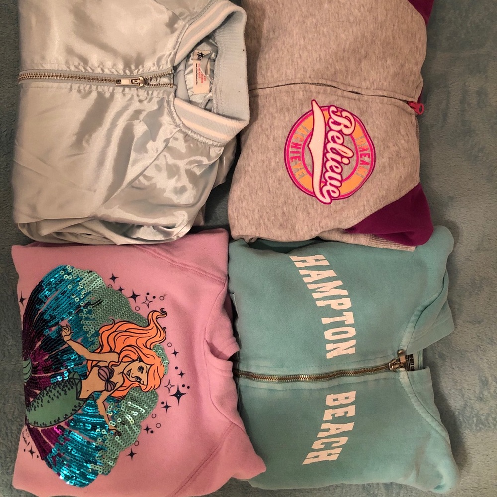Girls Hoodies and Jacket Size M 7/8